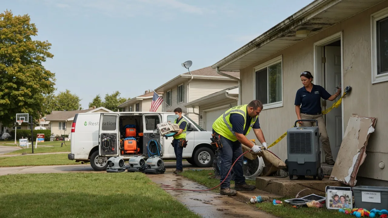 Water Damage Restoration in Yorkville, IL near me